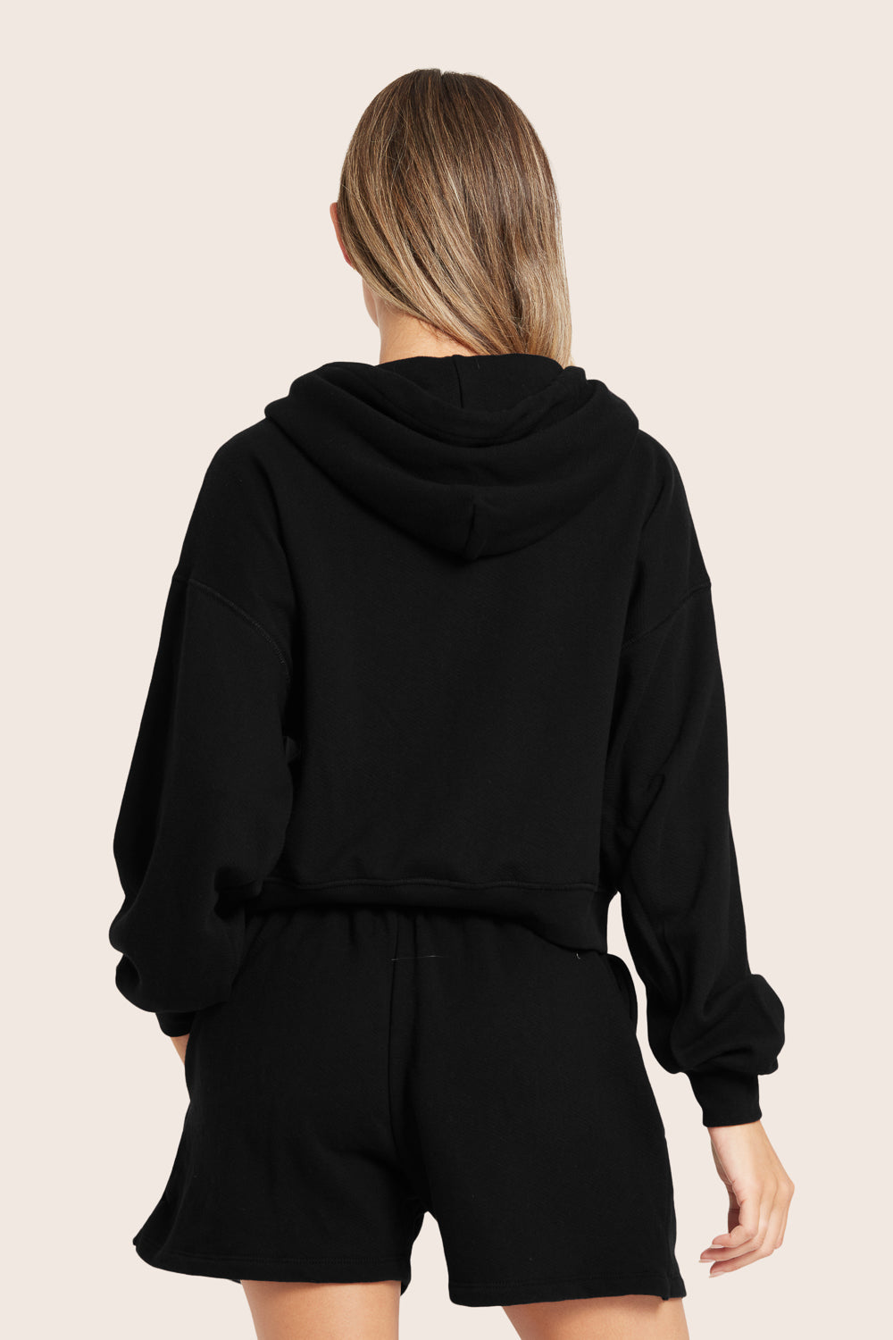 SET™ LIGHTWEIGHT SWEATS CLASSIC ZIP HOODIE IN ONYX