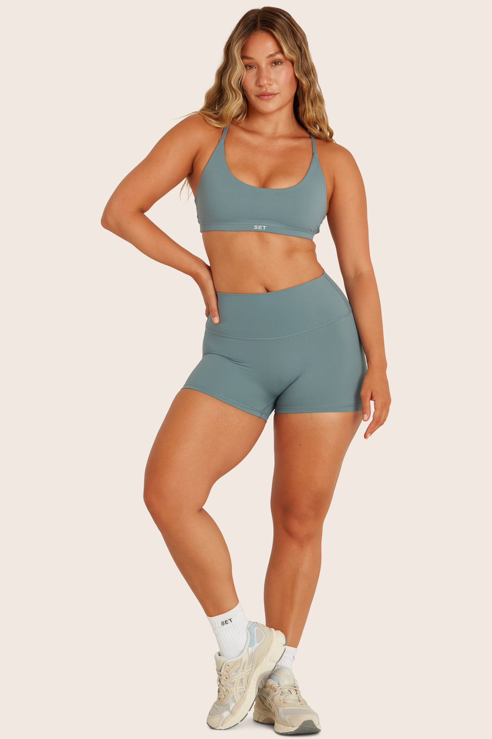 SET™ AIRLUXE™ BREATHE MINI SHORTS IN BAY