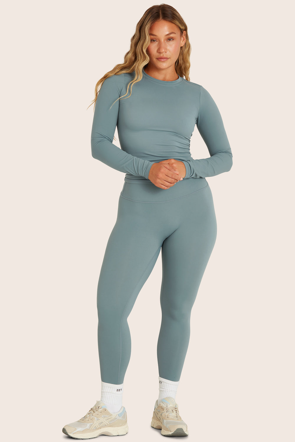 SET™ AIRLUXE™ BREATHE LONG SLEEVE IN BAY