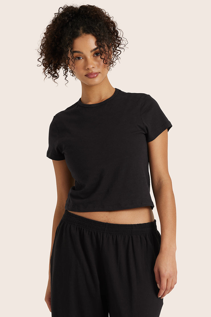 CLASSIC COTTON DAILY TEE - ONYX Featured Image