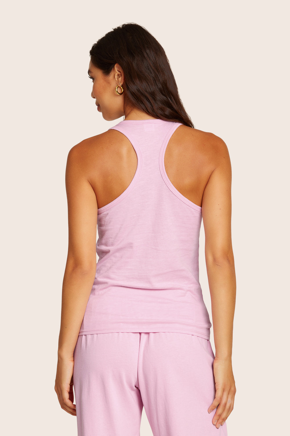 SET™ CLASSIC COTTON DAILY RACER TANK IN PRIMROSE