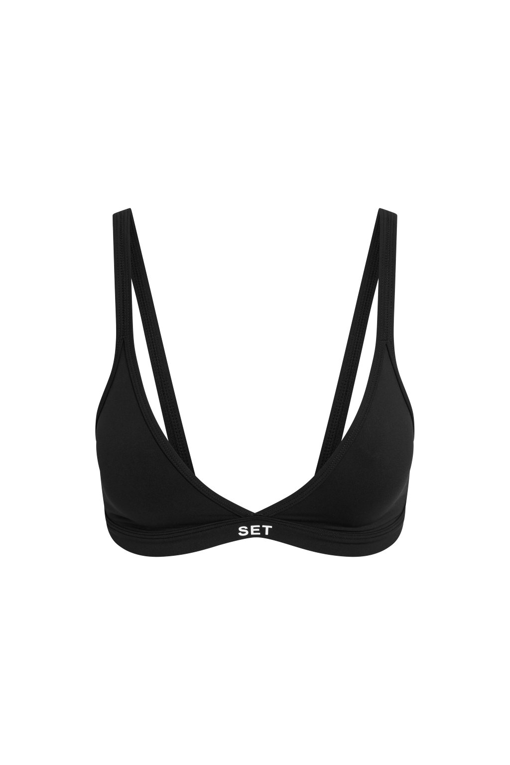 AIRLUXE™ BREATHE TRIANGLE BRA - ONYX Featured Image