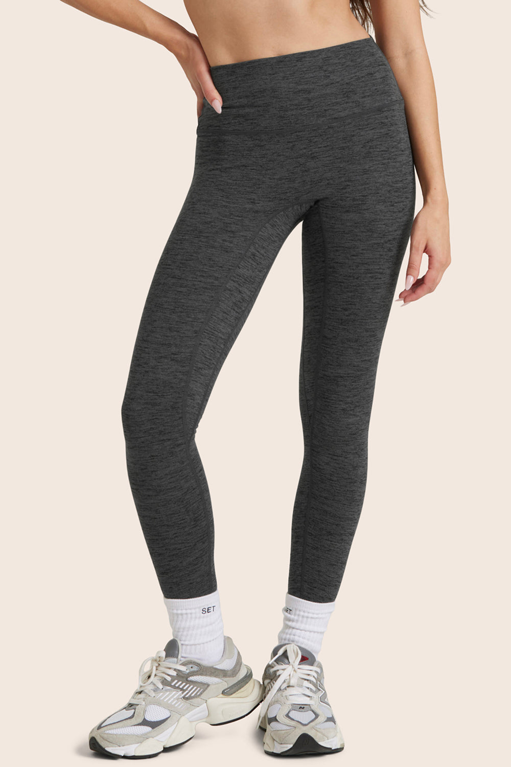 FORMCLOUD® CLOUD HIGH-RISE LEGGINGS - PEPPER HEATHER GREY Featured Image