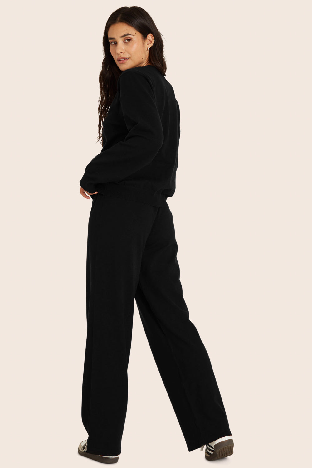 SET™ FLAT KNIT EVERYDAY PANTS IN ONYX