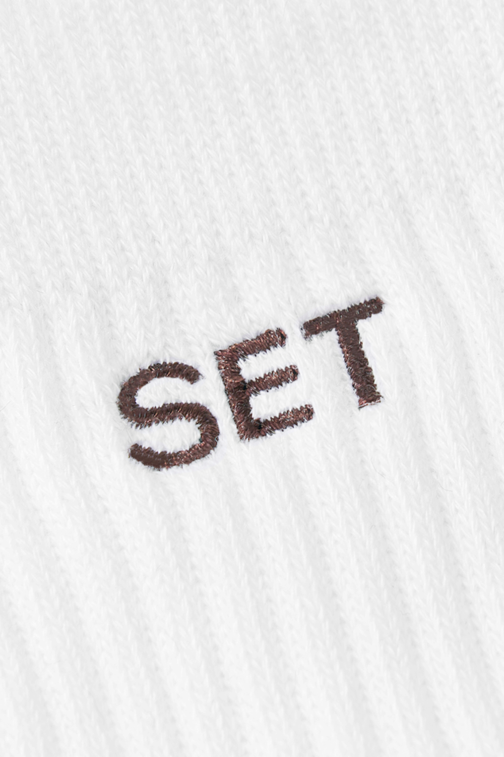 SET SOCKS - WHITE/ESPRESSO