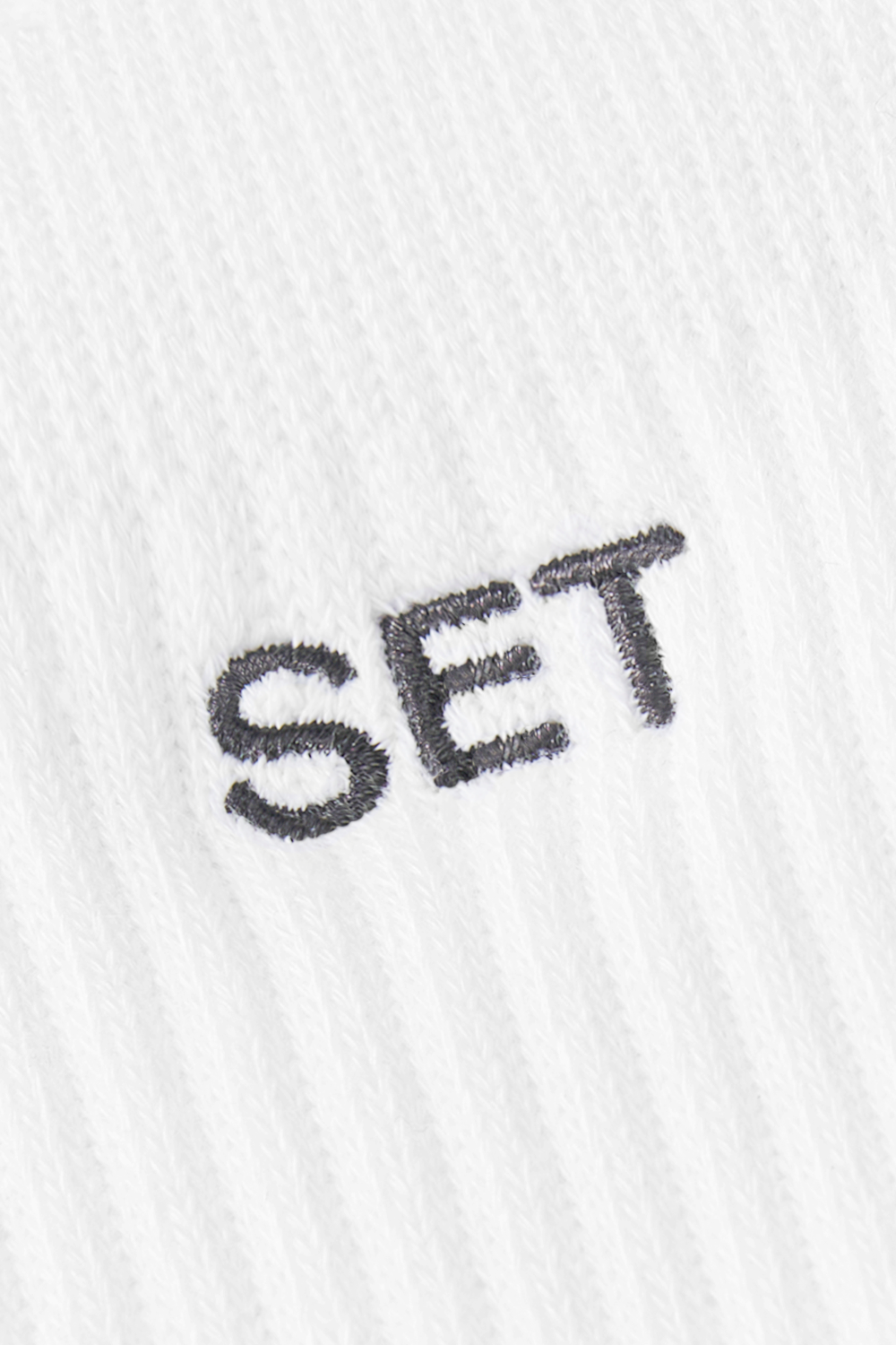 SET SOCKS - WHITE/GRAPHITE