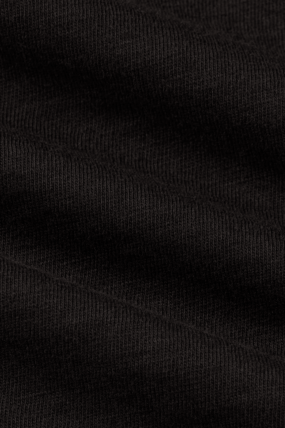 CLOSE UP IMAGE OF CLASSIC COTTON FABRIC IN ONYX