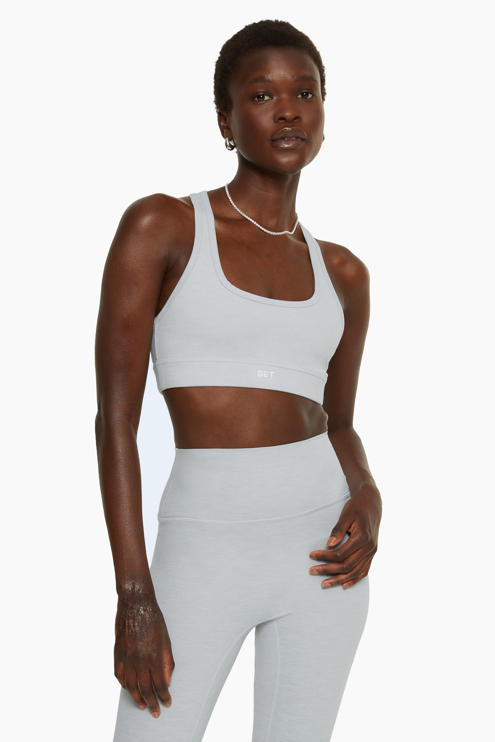 SET™ FORMCLOUD™ RACER BACK BRA IN HEATHER GREY