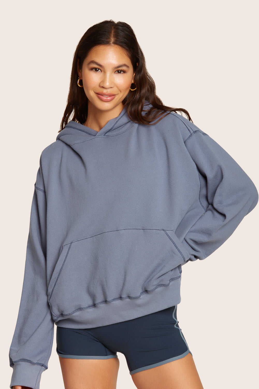 LIGHTWEIGHT SWEATS CLASSIC HOODIE - HARBOR Featured Image