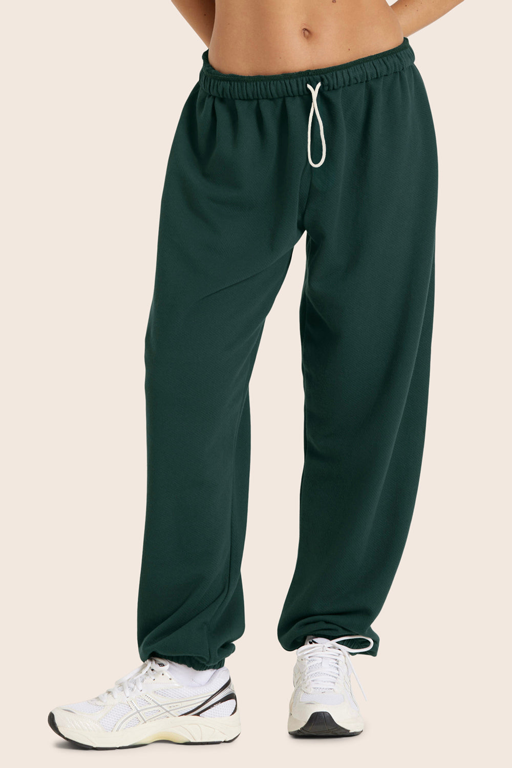 LIGHTWEIGHT SWEATS CLASSIC OLD SCHOOL SWEATPANTS - IVY Featured Image