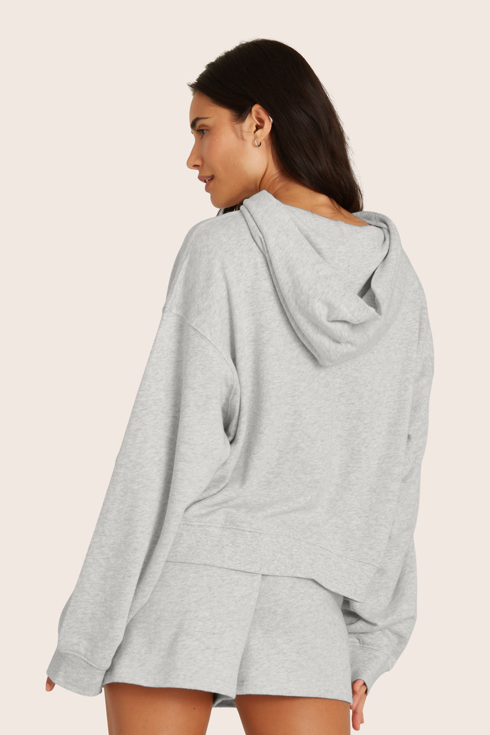 SET™ LIGHTWEIGHT SWEATS CLASSIC HOODIE IN HEATHER GREY