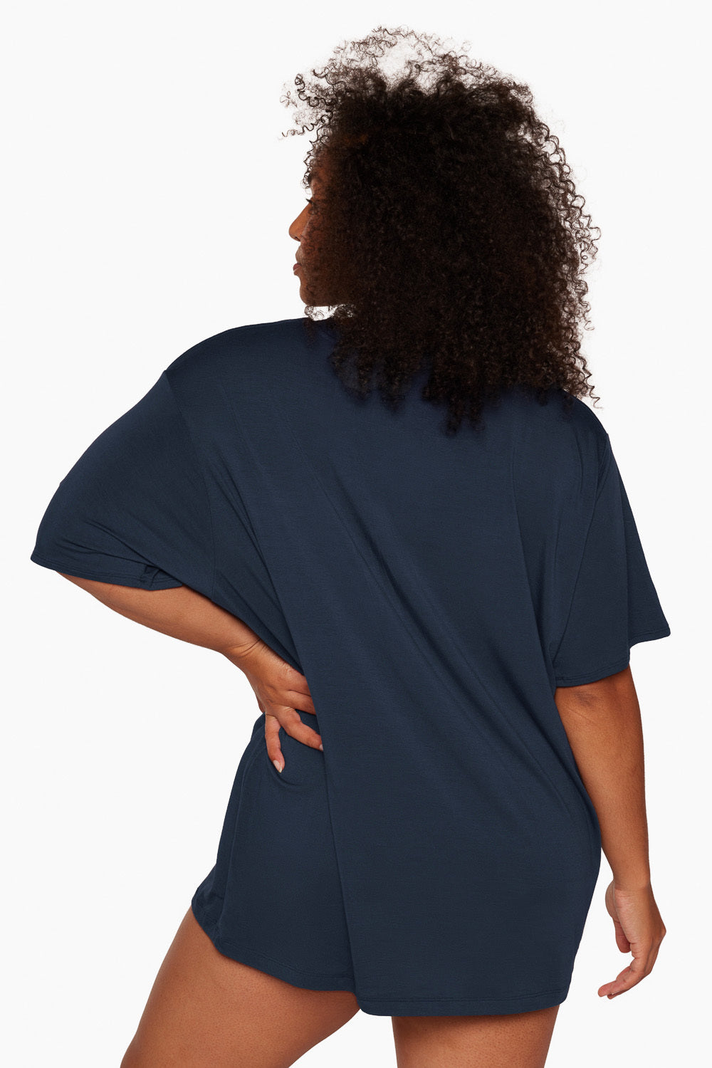 SET SLEEP™ OVERSIZED BOYFRIEND SLEEP TEE IN OXFORD