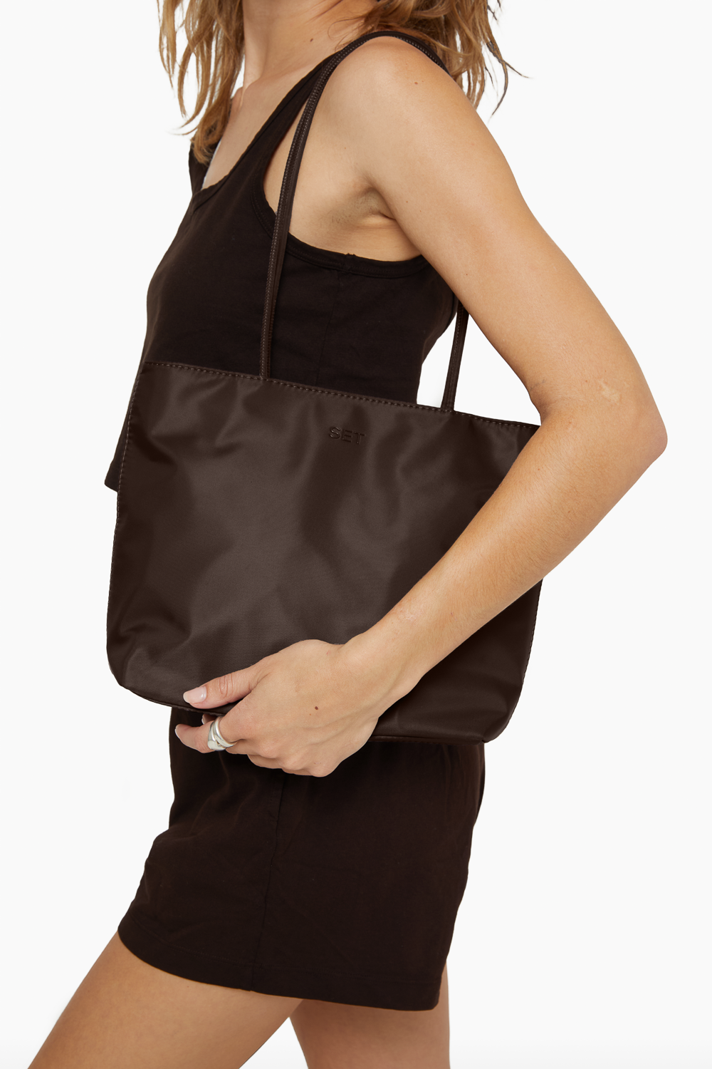 SET™ CITY TOTE IN ESPRESSO