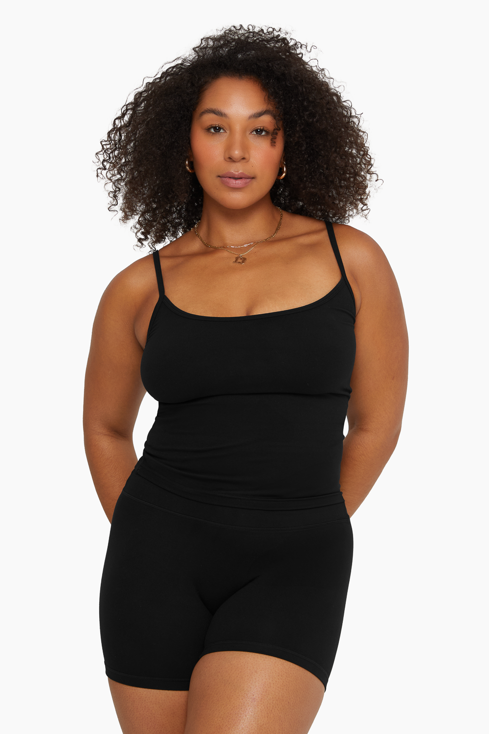 SET™ FORMCLOUD LONGLINE CAMI IN ONYX