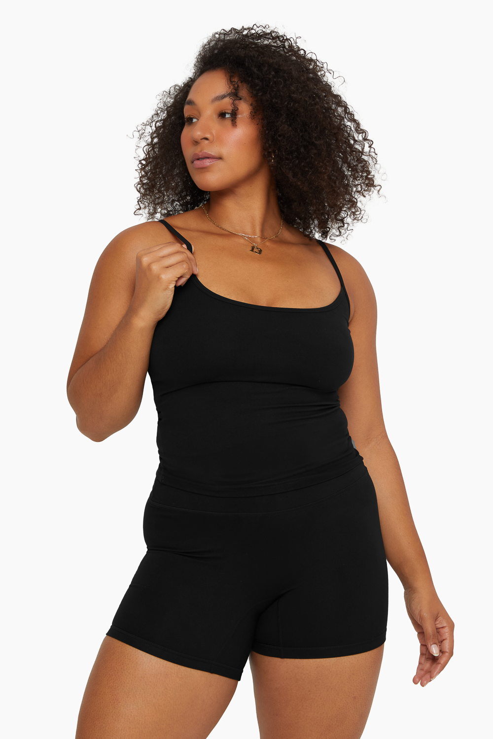 SET™ FORMCLOUD LONGLINE CAMI IN ONYX