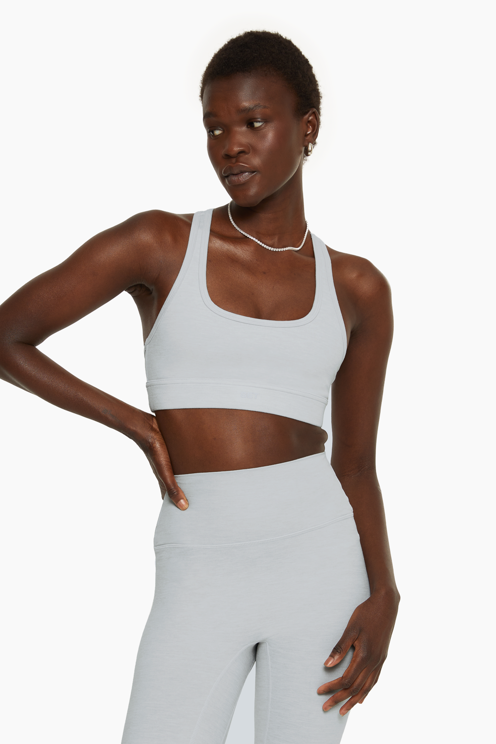 SET™ FORMCLOUD™ RACER BACK BRA IN HEATHER GREY