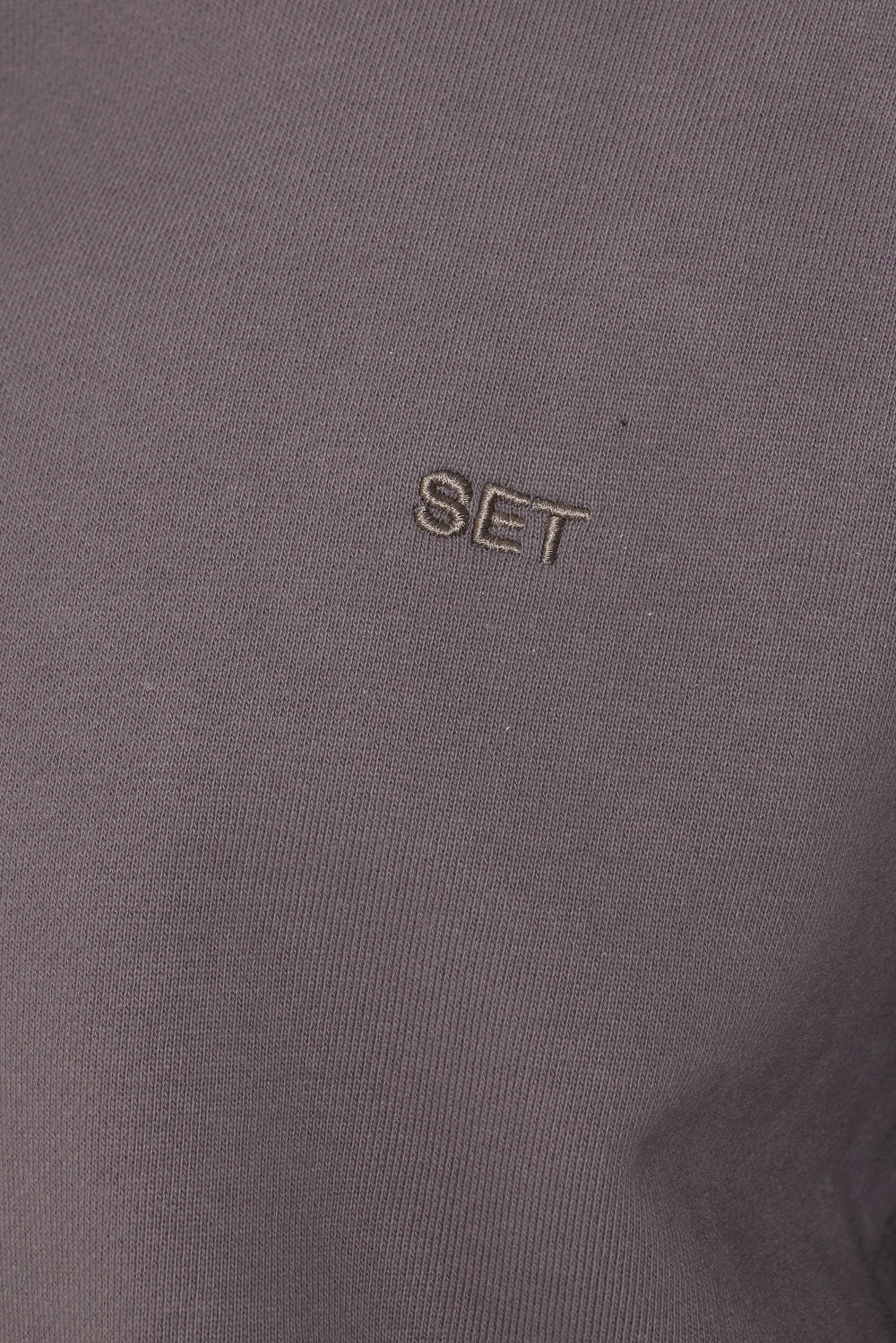 SET™ HEAVYWEIGHT SWEATS HALF ZIP IN SMOKE