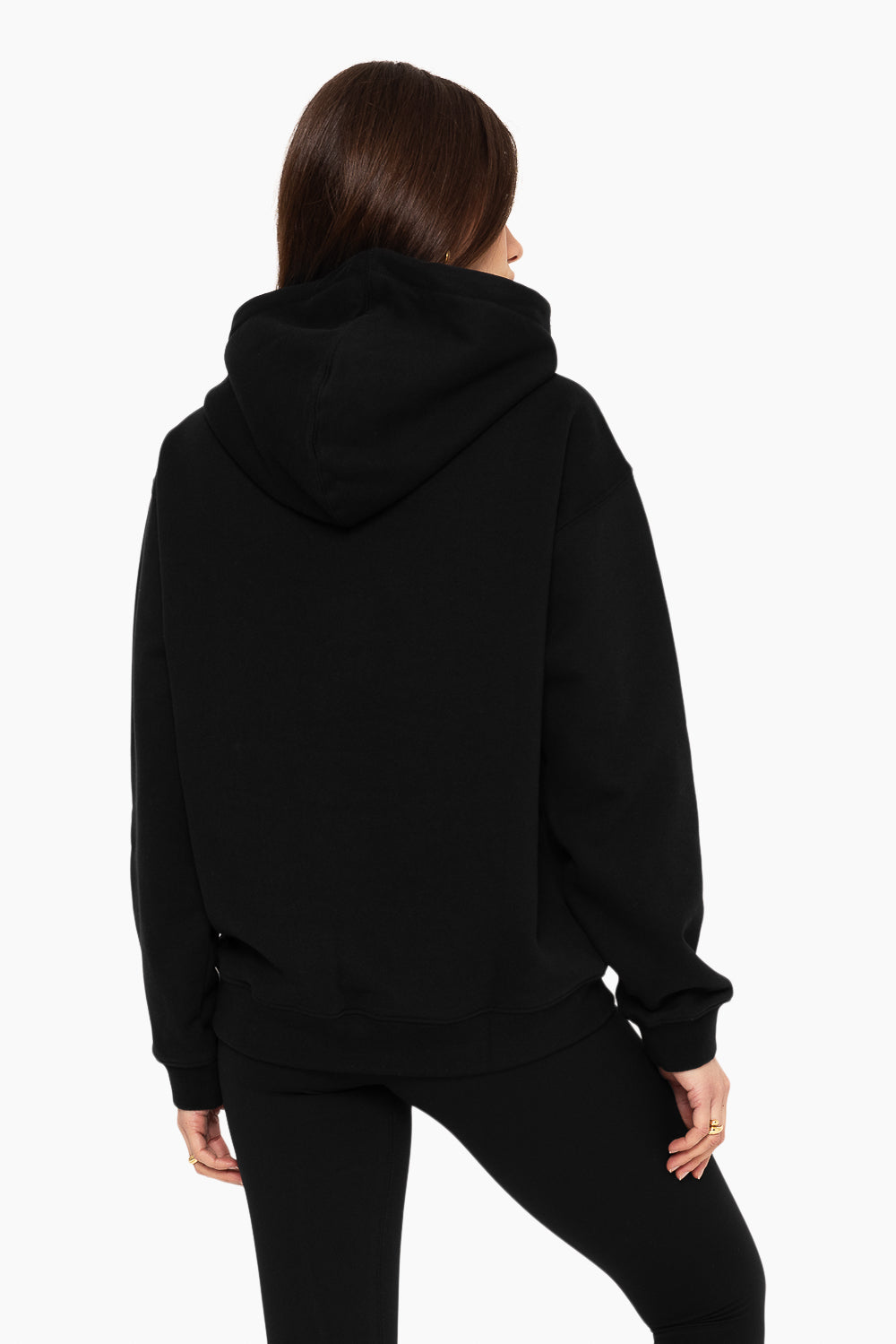 SET™ EMBROIDERED HEAVYWEIGHT SWEATS HOODIE IN ONYX