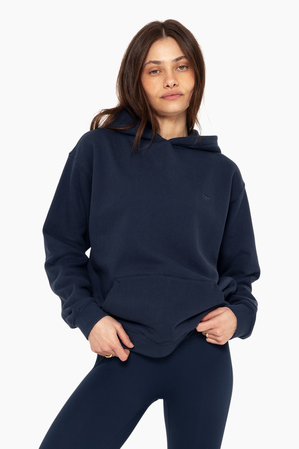 SET™ EMBROIDERED HEAVYWEIGHT SWEATS HOODIE IN OXFORD