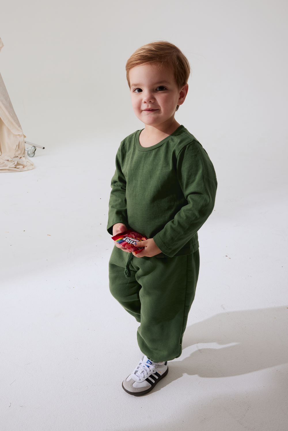 SET™ HEAVY COTTON KIDS LONG SLEEVE IN ROSEMARY