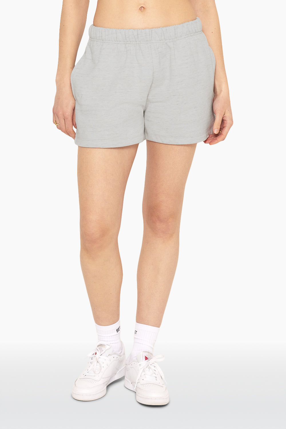 HEAVYWEIGHT SWEATS SWEAT SHORTS - HEATHER GREY Featured Image