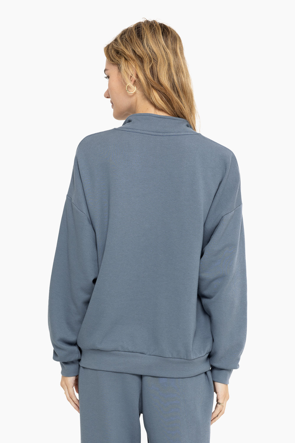 SET™ LIGHTWEIGHT SWEATS QUARTER ZIP IN MINERAL