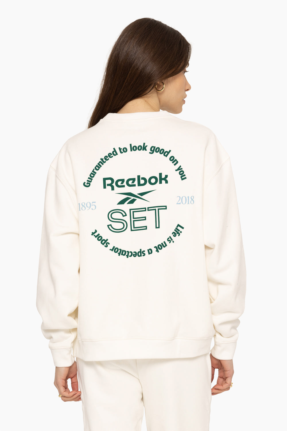 Reebok X SET CREWNECK IN BLANC