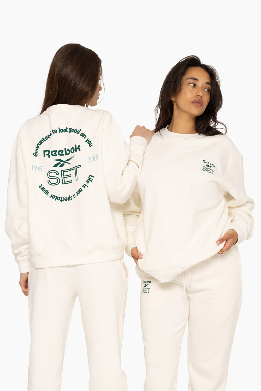 Reebok X SET CREWNECK IN BLANC