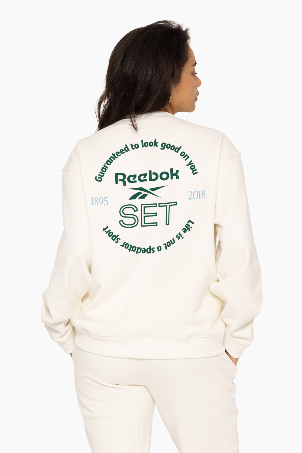 Reebok X SET CREWNECK IN BLANC