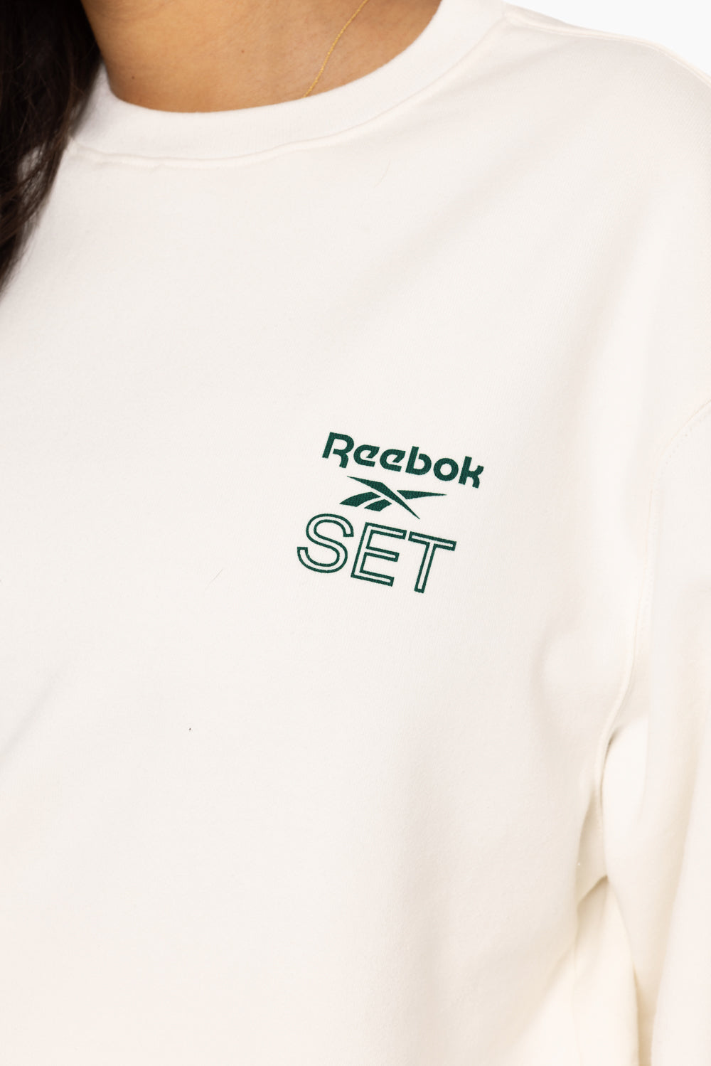 Reebok X SET CREWNECK IN BLANC