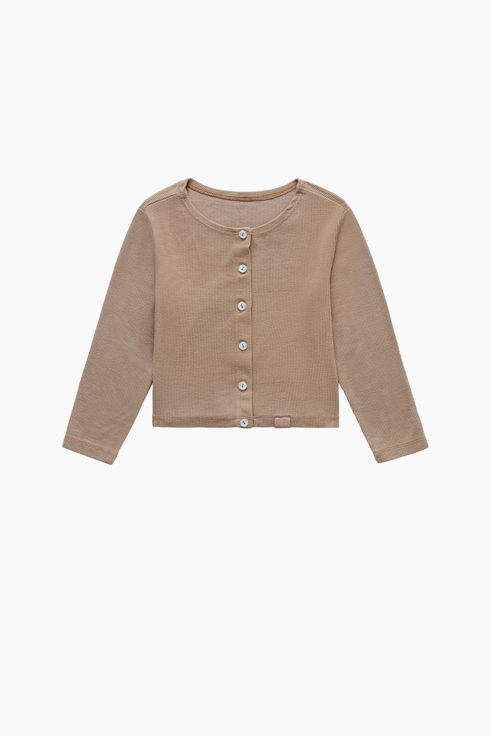 SET™ RIBBED MODAL KIDS CARDIGAN SET IN MAPLE