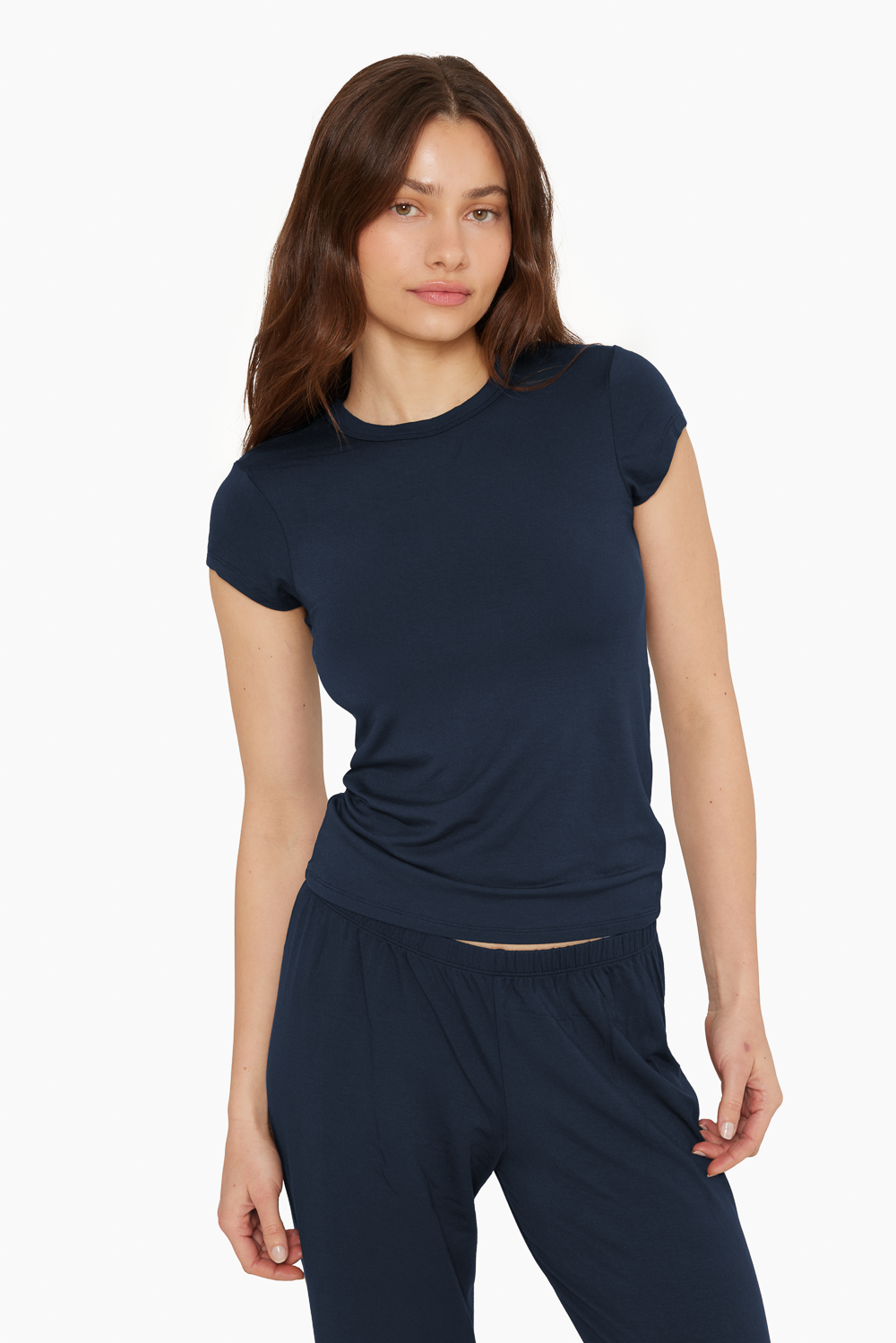 SET™ SLEEP JERSEY GIRLFRIEND TEE IN OXFORD