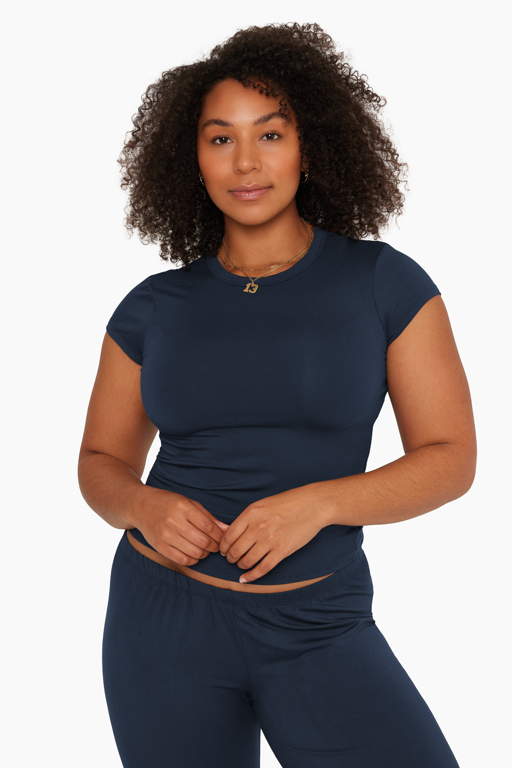 SET™ SLEEP JERSEY GIRLFRIEND TEE IN OXFORD