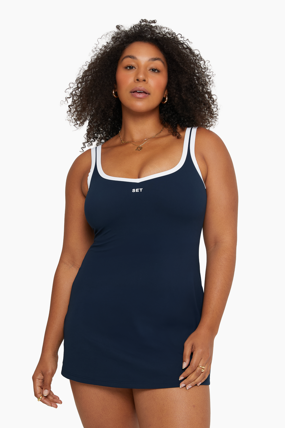 SET™ SPORTBODY® SWEETHEART DRESS IN OXFORD