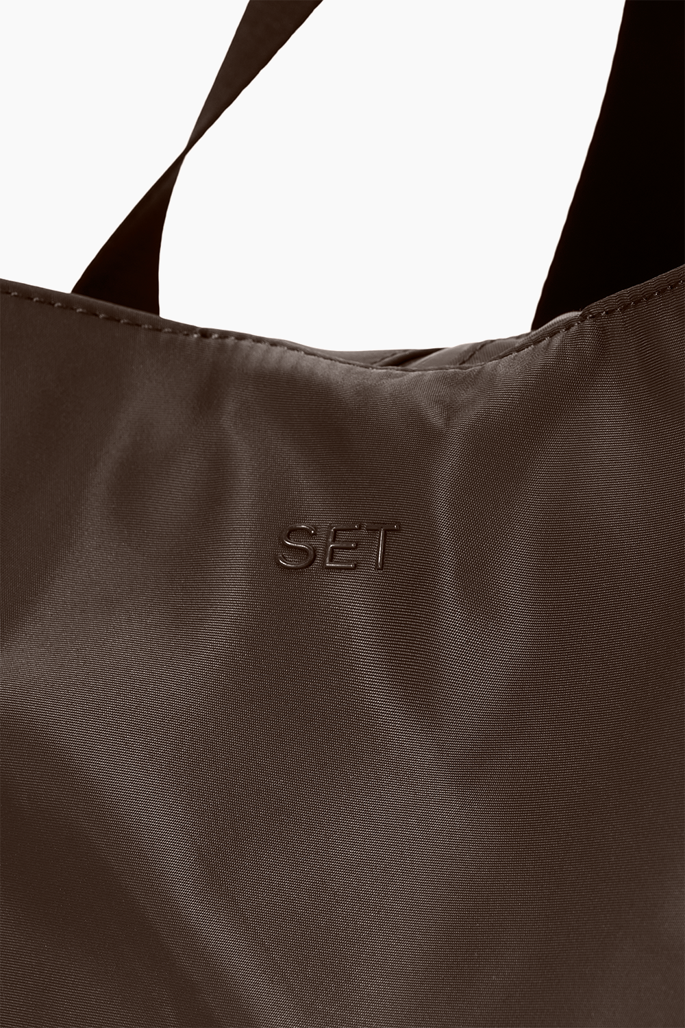 SET™ BOXY TOTE IN ESPRESSO