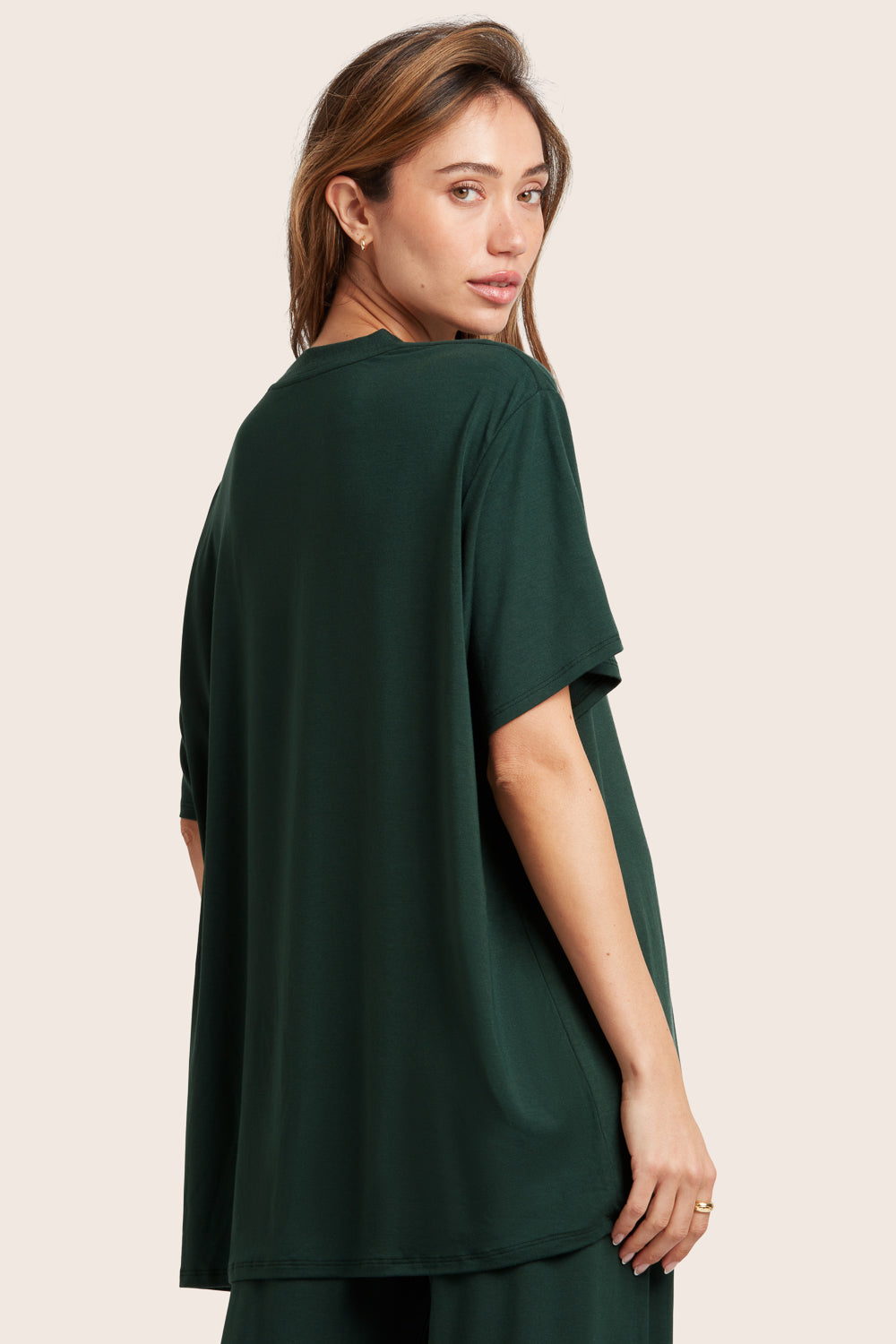 SET™ SLEEP JERSEY OVERSIZED BOYFRIEND SLEEP TEE IN ABYSS