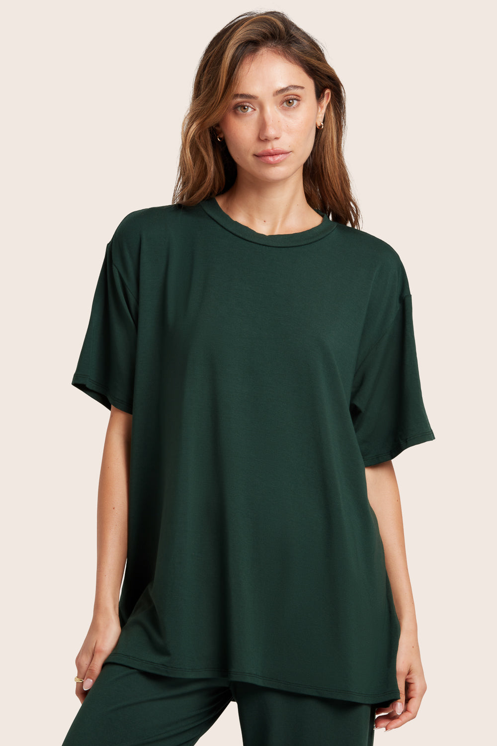 SET™ SLEEP JERSEY OVERSIZED BOYFRIEND SLEEP TEE IN ABYSS