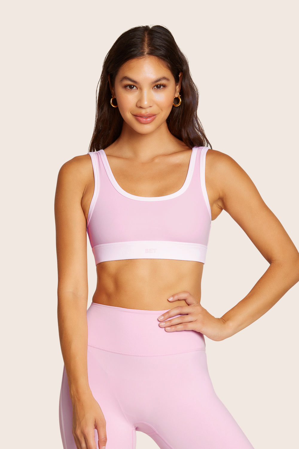 SET™ SPORTBODY® MATCH BRA IN PRIMROSE