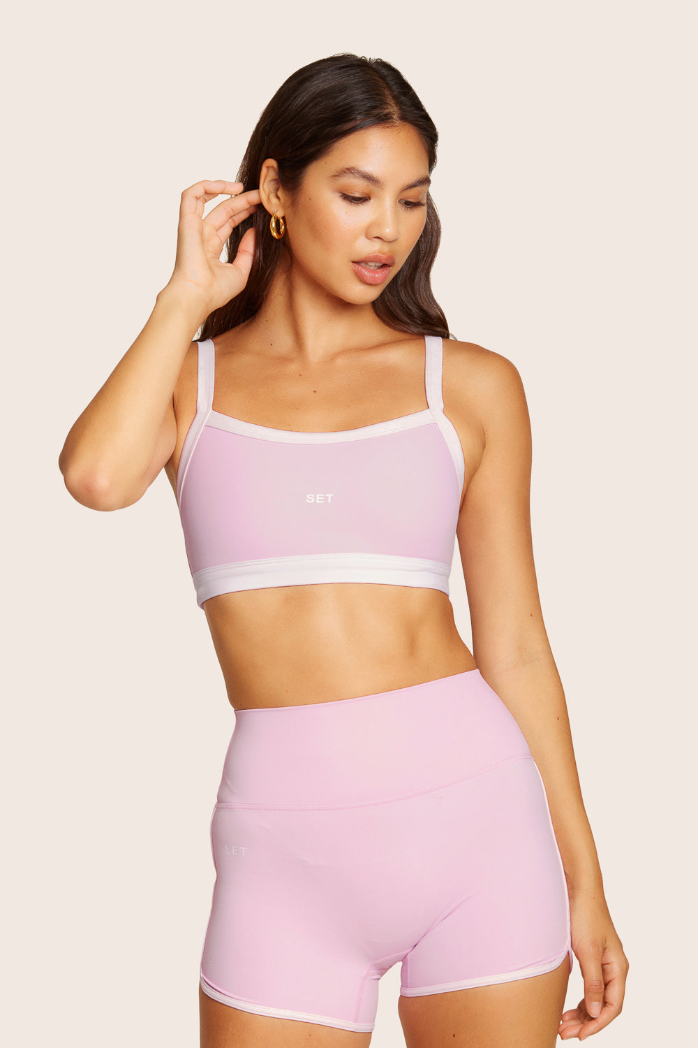 SET™ SPORTBODY® SCOOP BRA IN PRIMROSE