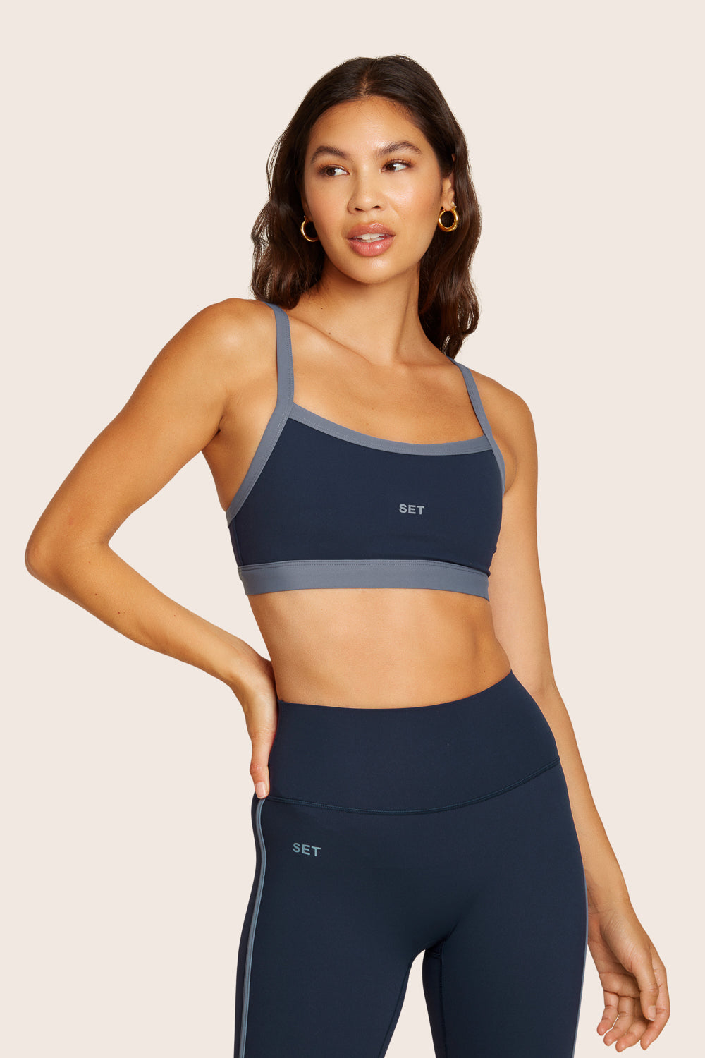 SET™ SPORTBODY® SCOOP BRA IN HARBOR