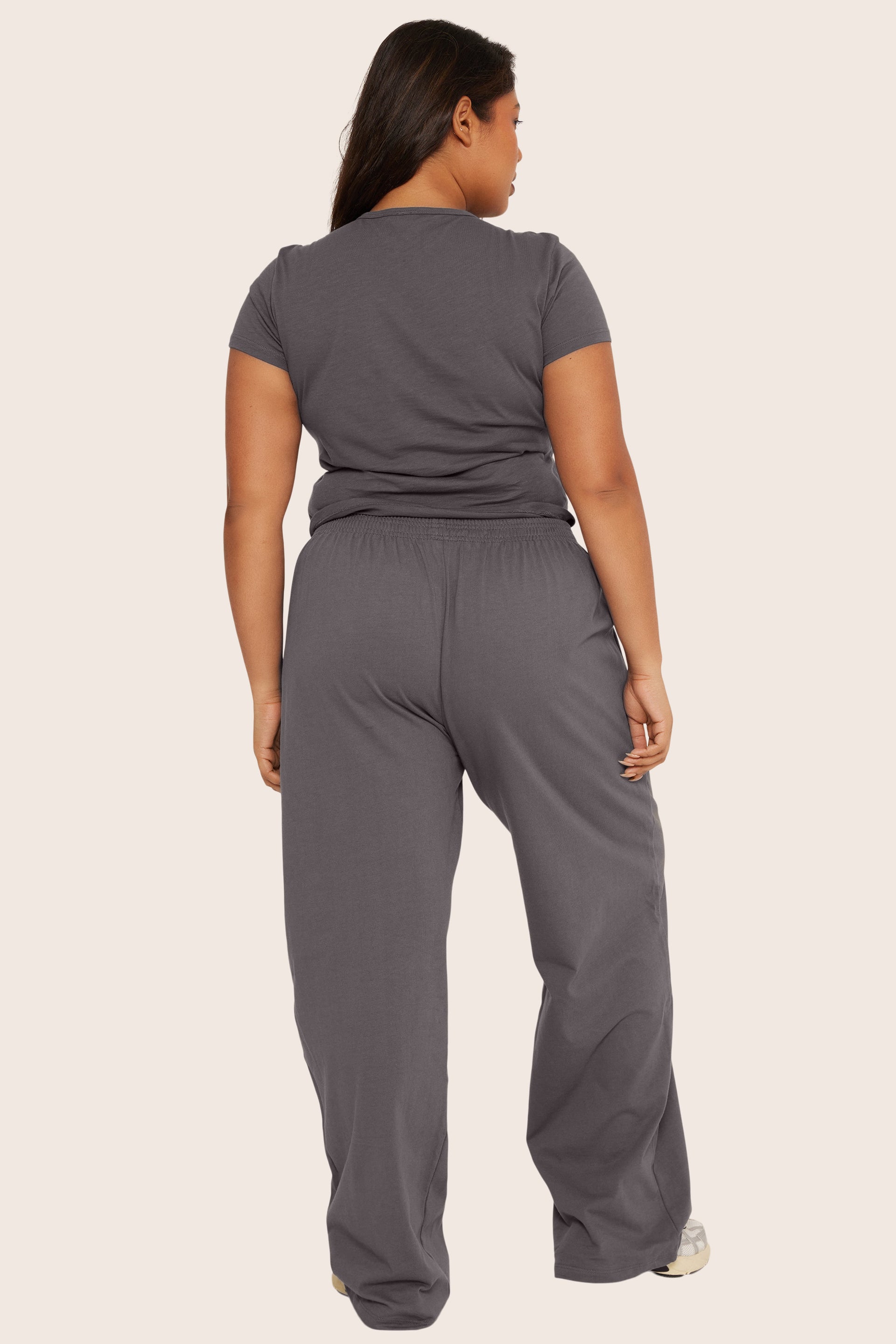 SET™ HEAVY COTTON EASY PANTS IN GRAPHITE